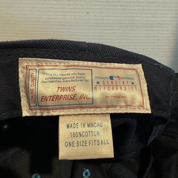 Seattle Mariners Twins Enterprise Baseball Cap Blue Strapback Embroidered Hat - Picture 7 of 7